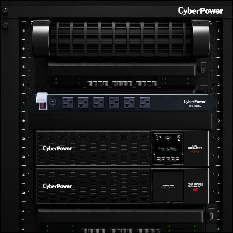 CyberPower CPS1220RM 120 - 120 VAC 20A Basic PDU - Thumbnail 5