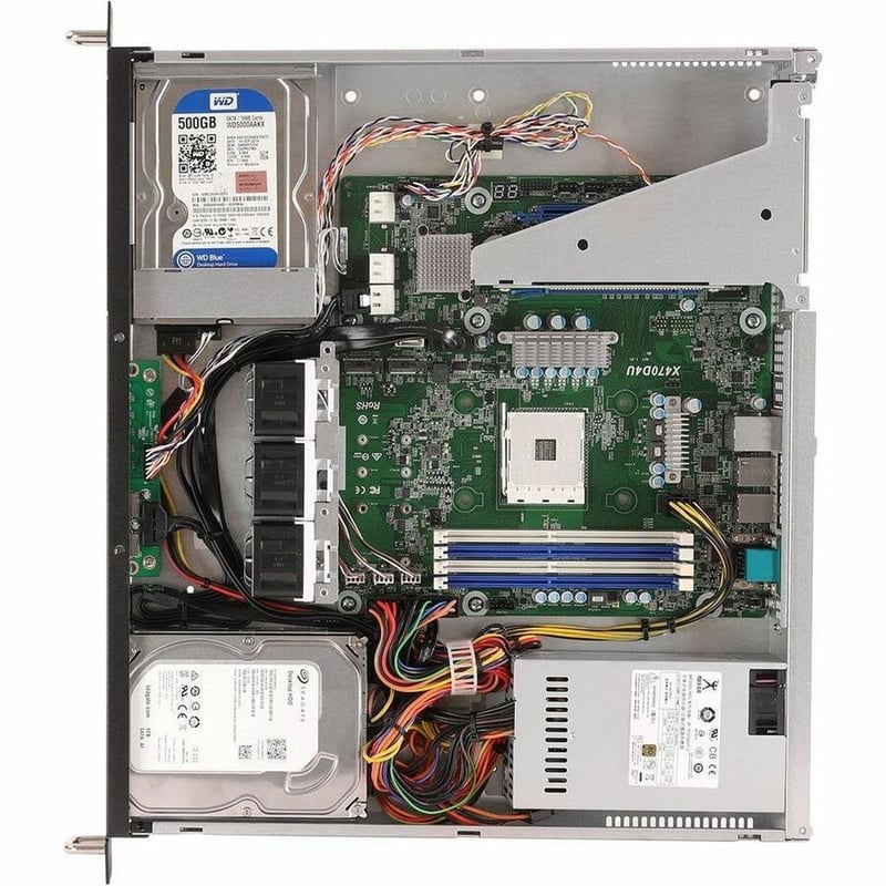 ASROCK RACK 1U2LW-X470 1U RACKMOUNT SERVER BAREBONE AMD AM4 RYZEN & RYZEN 7NM PG - Thumbnail 3