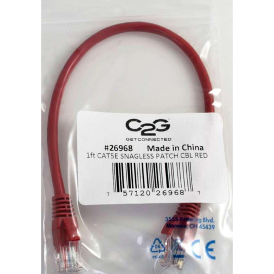 ETHERNET CABLE - UNSHIELDED TWISTED PAIR (UTP) - MALE LEFT GENDER - MALE RIGHT G - Thumbnail 5