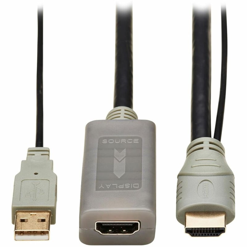 Eaton Tripp Lite Series HDMI Extension Cable with Active Repeater (M/F), 4K 60 Hz, HDR, 4:4:4, HDCP 2.2, 20 ft. (6.1 m), TAA - Thumbnail 2
