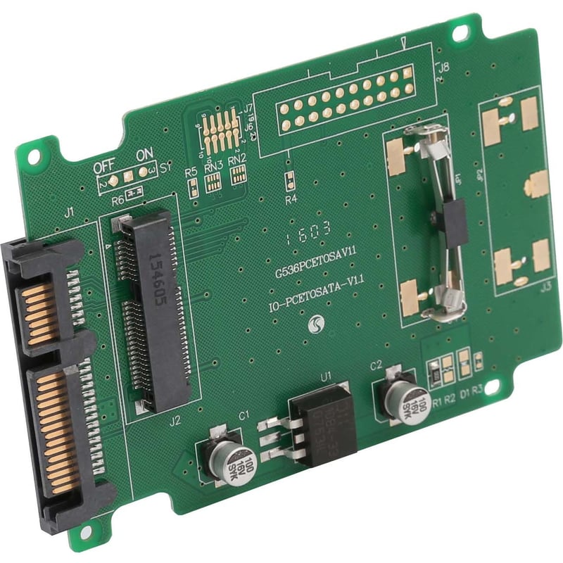 SYBA Multimedia mSATA SSD 50mm to SATA Adapter - Thumbnail 1