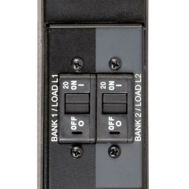 Eaton Tripp Lite Series 17.3kW 220-240V 3PH Switched PDU - LX Interface, Gigabit, 24 Outlets, IEC 309 30A Red 380-415V Input, Outlet Monitoring, LCD, 1.8 m Cord, 0U 1.8 m Height, TAA - Thumbnail 5