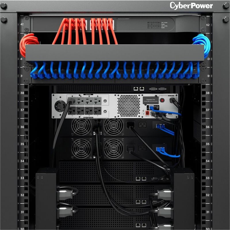 CyberPower Smart App Sinewave PRL3000RT2UC 3000VA Tower/rack convertible UPS - Thumbnail 3