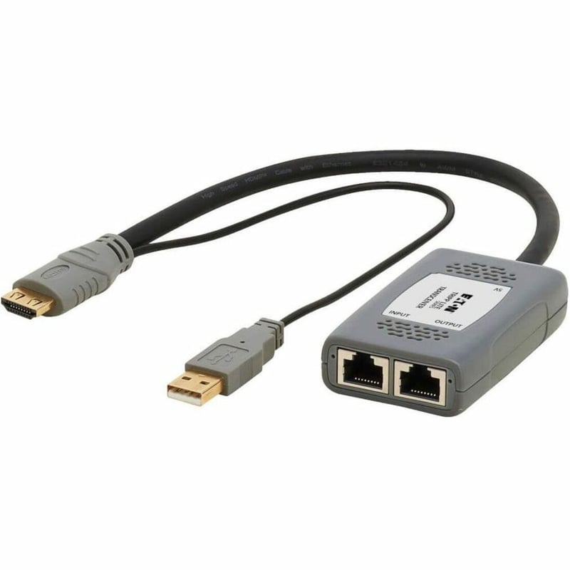 Eaton Tripp Lite Series HDMI over Cat6 Pigtail Receiver with Repeater, 4K 60 Hz, 4:4:4, Transceiver, HDCP 2.2, 230 ft. (70.1 m), TAA - Thumbnail 1