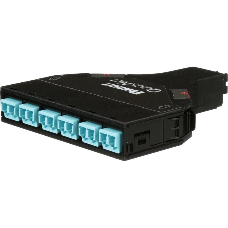 Panduit QuickNet SFQ MPO-LC Cassette, OM4+, 12 Fiber, Method A - Thumbnail 2