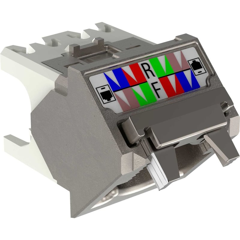 PanNet 45° Angled Wire Cap for Cat 6 Shielded TG Jack - Thumbnail 4