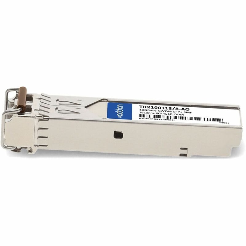 AddOn Infinera® TRX100113/8 Compatible TAA 10GBase-CWDM SFP+ Transceiver (SMF, 1610nm, 80km, LC, DOM) - Thumbnail 2