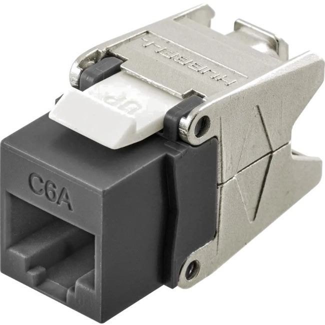 Hubbell Category 6 Jack with Cobra-Lock Termination - Thumbnail 1