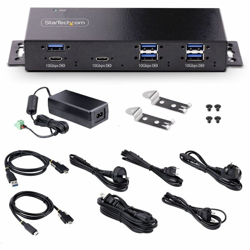 INDUSTRIAL USB 10GBPS HUB FOR LAPTOPS/DESKTOPS - USB CHARGING