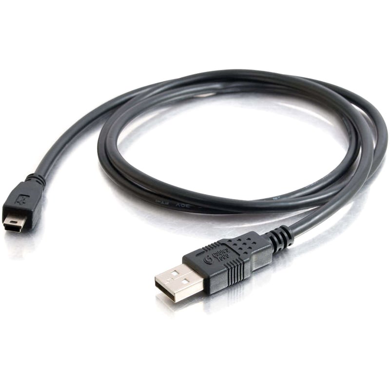 C2G 1m (3ft) USB Cable - USB A to Mini B - M/M - Thumbnail 2