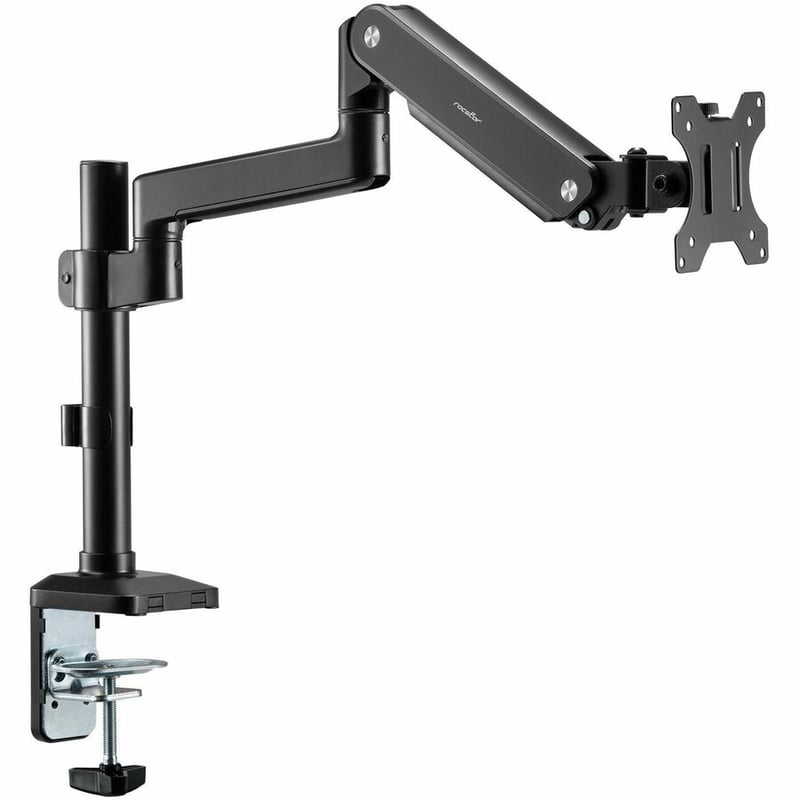 Rocstor ErgoReach Y10N011-B1 Mounting Arm for Monitor, Flat Panel Display - Black - Landscape/Portrait - Thumbnail 2