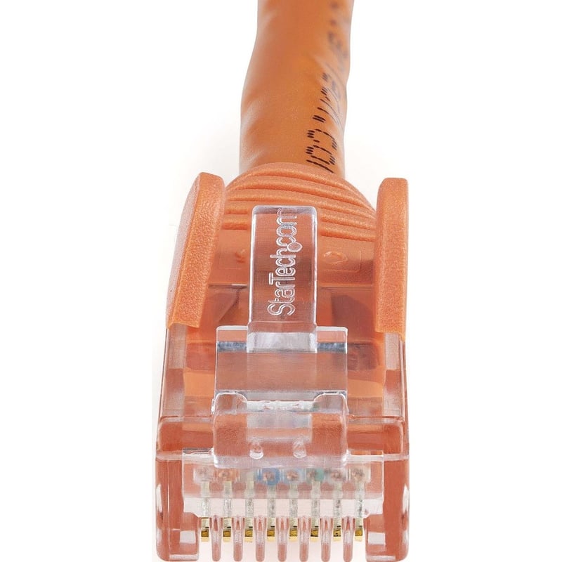 StarTech.com 5ft CAT6 Ethernet Cable - Orange Snagless Gigabit - 100W PoE UTP 650MHz Category 6 Patch Cord UL Certified Wiring/TIA - Thumbnail 2