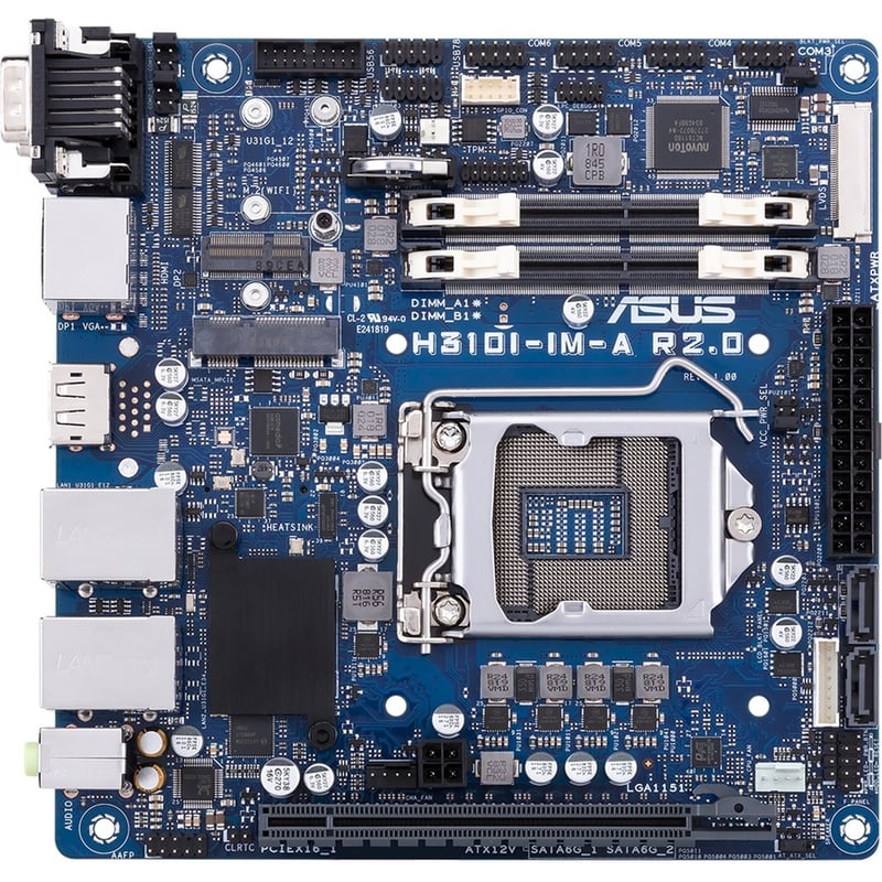 Asus H310I-IM-A R2.0 Desktop Motherboard - Intel H310 Chipset - Socket H4 LGA-1151 - Mini ITX - Thumbnail 2