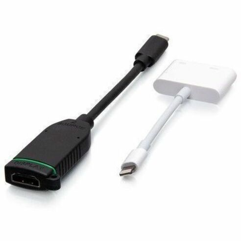 C2G Universal 4K HDMI Dongle Adapter Ring With Color Coded USB-C And Lightning - Thumbnail 2