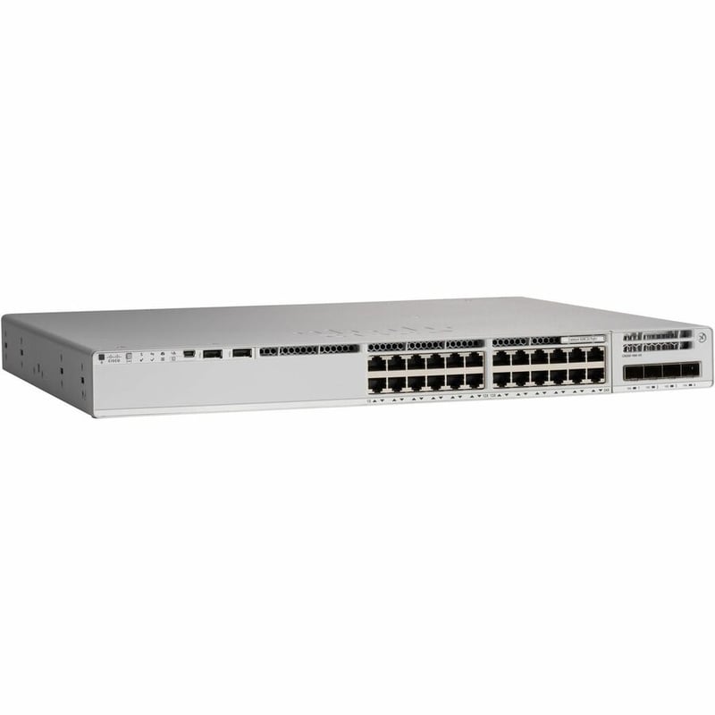 Cisco Catalyst 9200 24-port PoE+ Switch. Network Essentials - Thumbnail 2