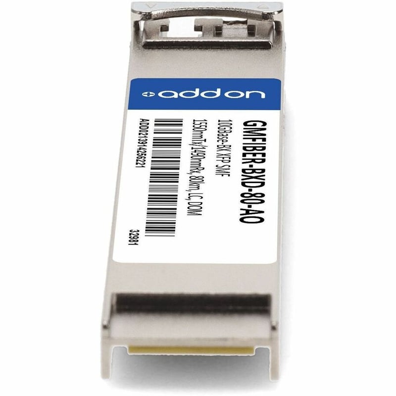 AddOn Sixnet® GMFIBER-BXD-80 Compatible TAA 10GBase-BX XFP Transceiver (SMF, 1550nmTx/1490nmRx, 80km, LC, DOM) - Thumbnail 4