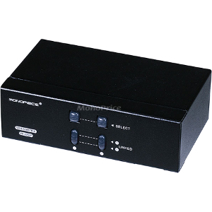 Monoprice 2X2 SVGA VGA MATRIX Switcher Splitter Amplifier Multiplier 250MHz - Thumbnail 1