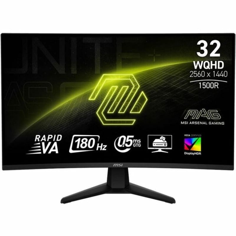 MAG 32CQ6F 31.5IN CURVED GAMING MONITOR - Thumbnail 3