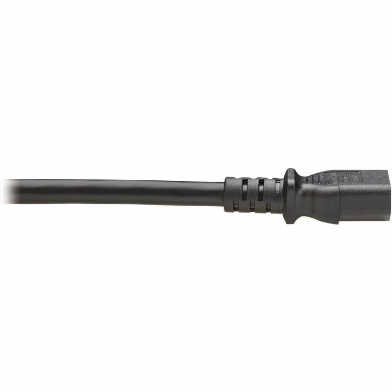 PDU POWER CORD C13 P-LOCK LITE C20 15A 100-250V 14 AWG 2FT BLACK - Thumbnail 2