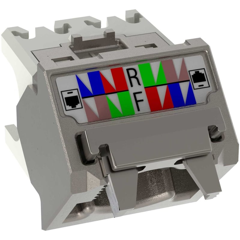 PanNet 45° Angled Wire Cap for Cat 6 Shielded TG Jack - Thumbnail 1