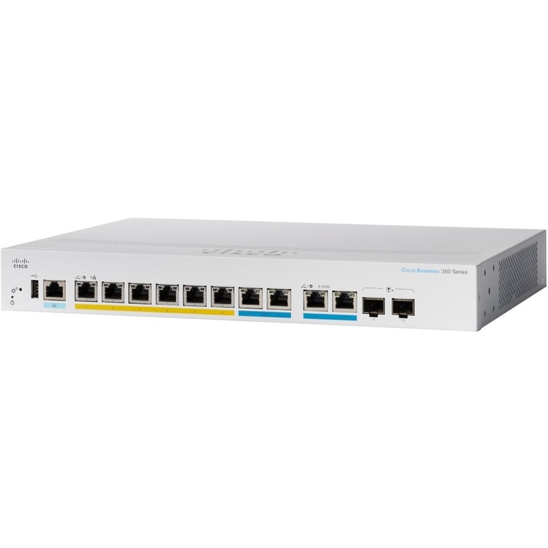 CBS350MANAGED2-PORT2.5GE6-PORTGEPOE2X10GCOMBO REMANUFACTURED - Thumbnail 2