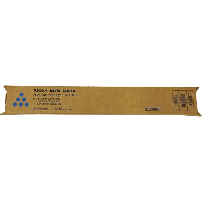 Ricoh Original Laser Toner Cartridge - Cyan - 1 Each - Thumbnail 2