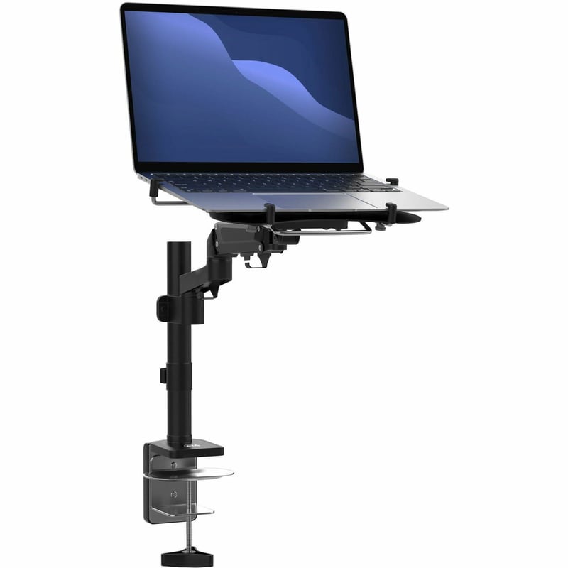 CTA Digital Articulating Desk Mount Clamp for Laptops with Built-In Cooling Fan - Thumbnail 1
