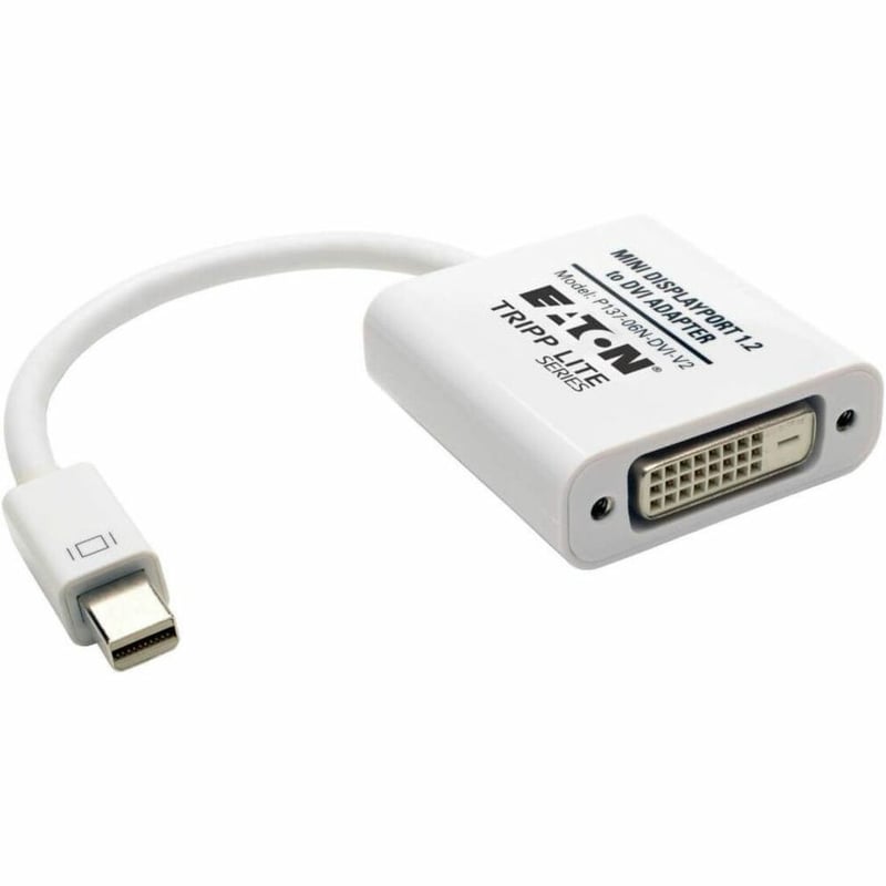 Tripp Lite by Eaton Keyspan Mini DisplayPort to DVI Active Adapter Video Converter DP ver 1.2 (M/F) 6-in. (15.24 cm) - Thumbnail 1