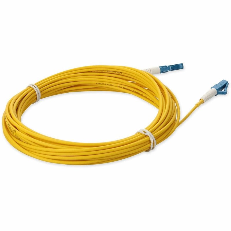 AddOn 6m LC to LC Yellow OS2 Simplex LSZH SMF Fiber Patch Cable - Thumbnail 5