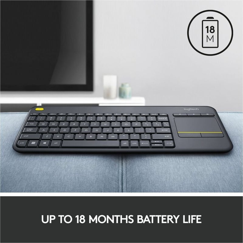 Logitech K400 Plus Touchpad Wireless Keyboard - Thumbnail 3