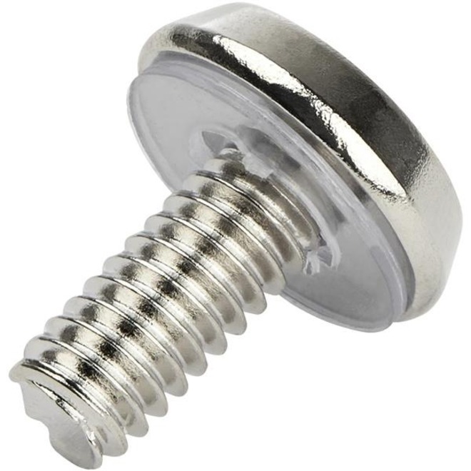 StarTech.com 12-24 Server Rack Screws - 50 pack - Nickel-plated (CABSCRWS1224) - Thumbnail 3