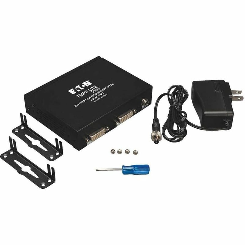 Tripp Lite by Eaton 4-Port DVI over Cat5/6 Splitter/Extender Box-Style Transmitter for Video DVI-D Single Link 200 ft. (60 m) TAA - Thumbnail 3