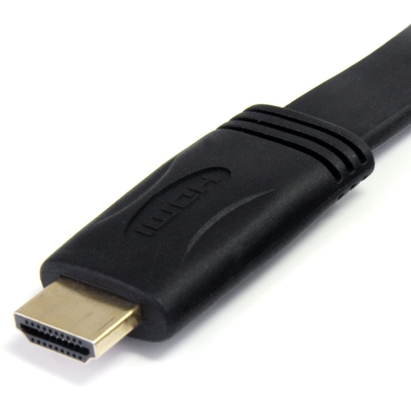 StarTech.com 10 ft Flat High Speed HDMI Cable with Ethernet - Ultra HD 4k x 2k HDMI Cable - HDMI to HDMI M/M - Thumbnail 2