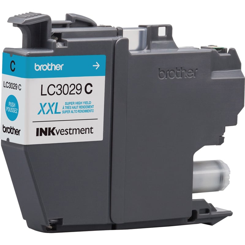 Brother Genuine LC3029C INKvestment Super High Yield Cyan Ink Cartridge - Thumbnail 1