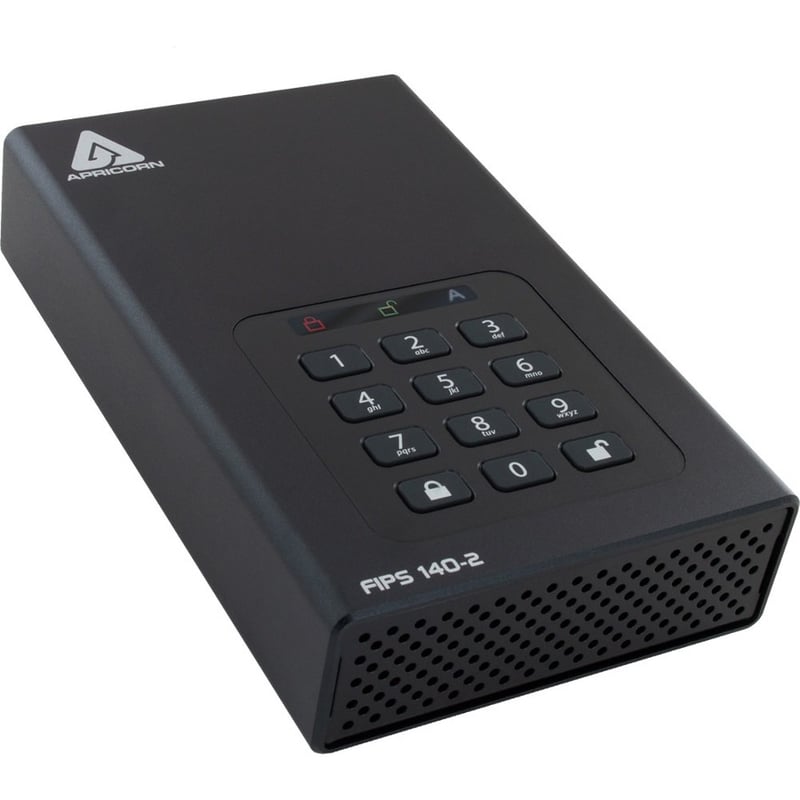 Apricorn Aegis Padlock DT FIPS ADT-3PL256F-20TB 20 TB Desktop Hard Drive - External - Thumbnail 5