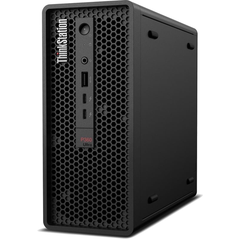 Lenovo ThinkStation P360 Ultra 30G1000QUS Workstation - 1 x Intel Core i5 12th Gen i5-12400T - 32 GB - 1 TB SSD - Ultra Small - Thumbnail 2