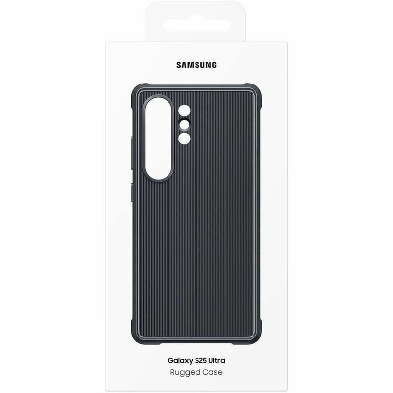 Samsung Galaxy S25 Ultra Rugged Case, Black - Thumbnail 2