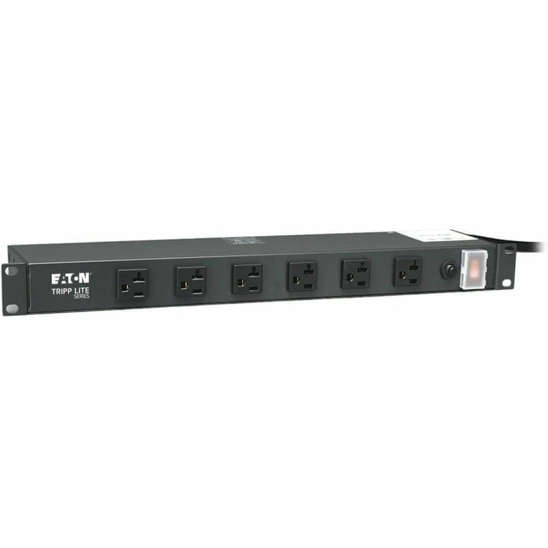 Tripp Lite by Eaton Power Strip Rackmount Metal 120V 5-20R 12 Outlet 15' Cord 1URM - Thumbnail 1