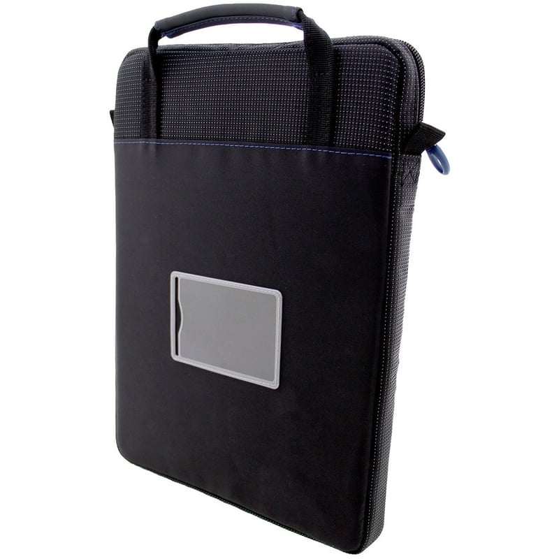 Brenthaven Tred Rugged Carrying Case (Sleeve) for 11" Apple ID Card, Notebook, MacBook, Chromebook, Accessories, Charger, Cord - Black - Thumbnail 4