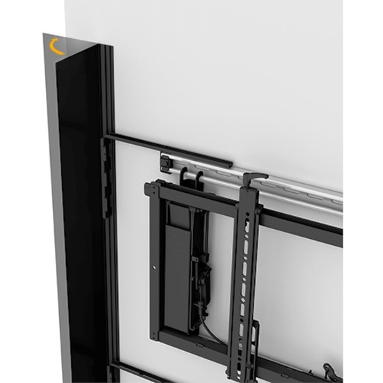 Milestone CSACK06B Wall Mount for Flat Panel Display - Black - Thumbnail 3