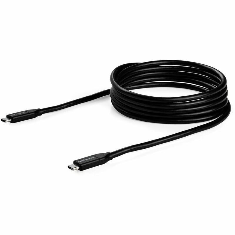 StarTech.com 2m 6 ft USB C to USB C Cable w/ 5A PD - M/M - USB 2.0 - USB-IF Certified - USB Type C Cable - USB C Charging Cable - USB C PD Cable - Thumbnail 4