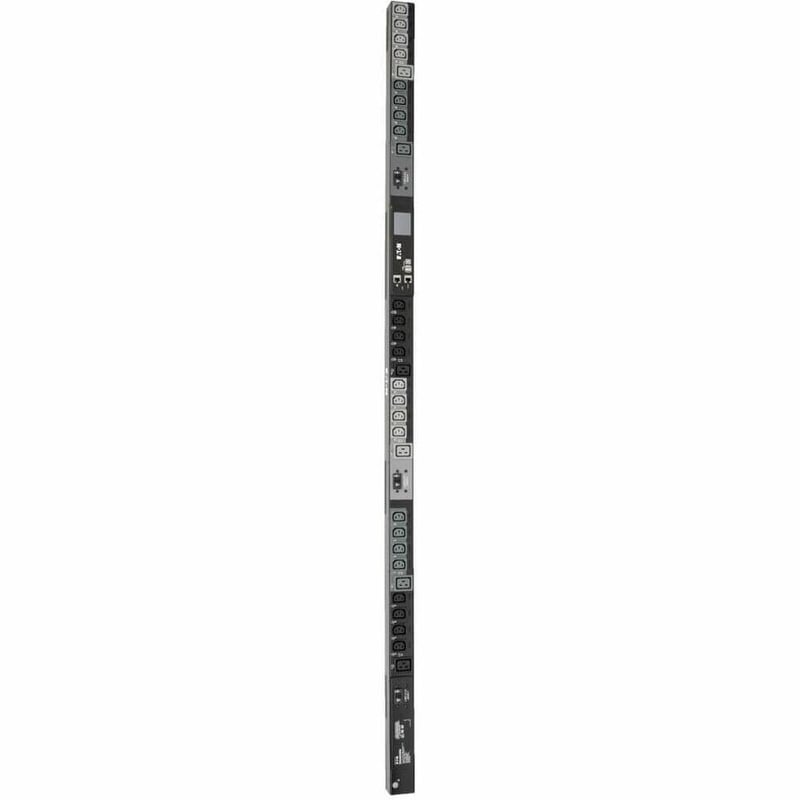 Tripp Lite by Eaton PDU 10kW 200-240V 3PH Switched PDU - LX Interface Gigabit 30 Outlets L21-30P Input LCD 1.8 m Cord 0U 1.8 m Height TAA - Thumbnail 2