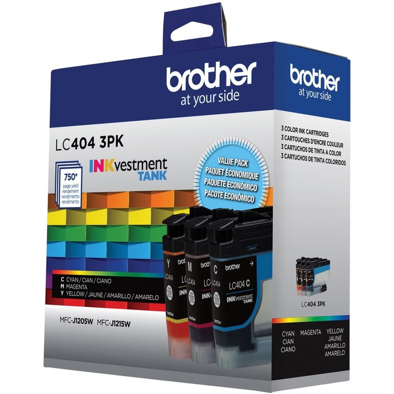 Brother INKvestment LC4043PK Original Standard Yield Inkjet Ink Cartridge - Cyan, Magenta, Yellow - 3 Pack - Thumbnail 4