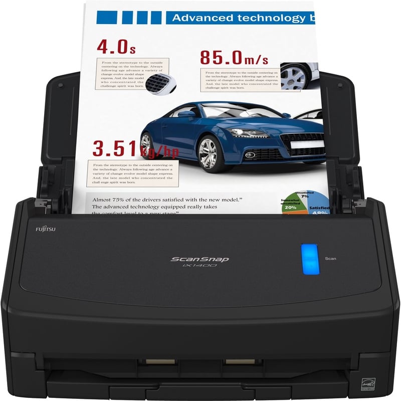 Fujitsu ScanSnap iX1400 Scanner Black - Thumbnail 5