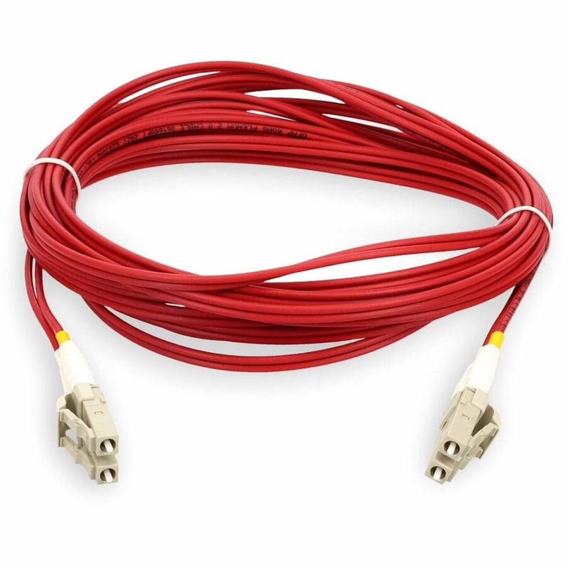 2M LC M/M TAA OM3 RED FIBER PATCH CBL