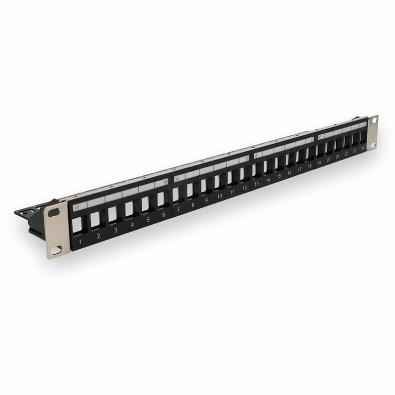 19IN CAT6 24-PORT UNLOADED PATCH PANEL - Thumbnail 3