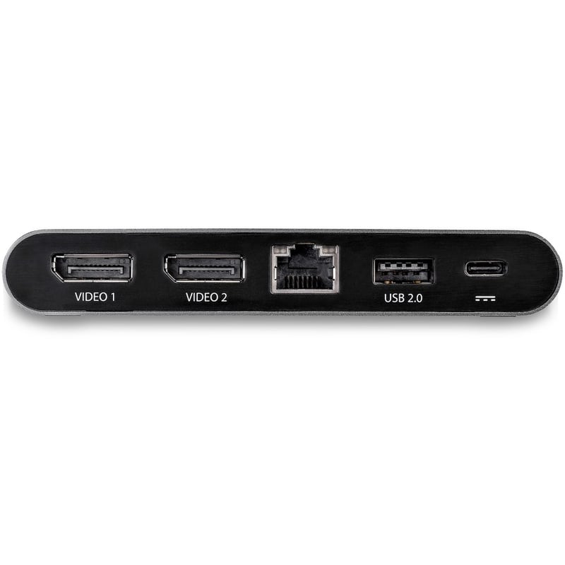StarTech.com USB C Dock - 4K Dual Monitor DisplayPort Docking Station - 100W Power Delivery Passthrough, GbE, 2x USB-A - Multiport Adapter - Thumbnail 4