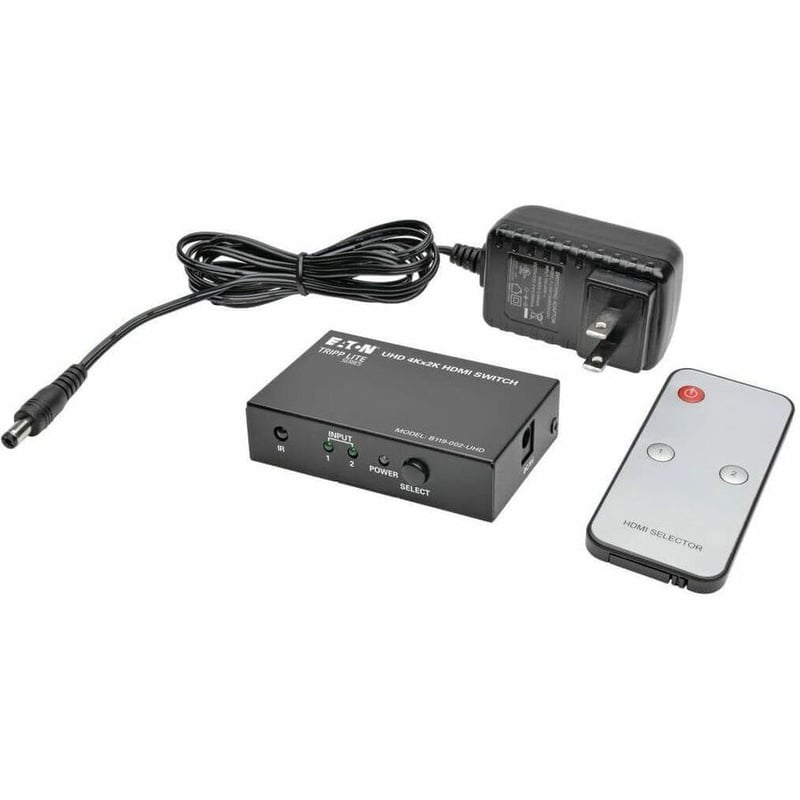 Tripp Lite by Eaton 2-Port HDMI Switch with Remote Control - 4K @ 60 Hz 4:4:4 HDR 3D HDCP 2.2 EDID - Thumbnail 4