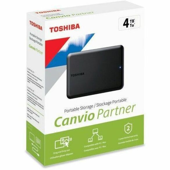 TOSHIBA CANVIO PARTNER 2TB PORTABLE 2.5 EXTERNAL HDD USB - Thumbnail 2