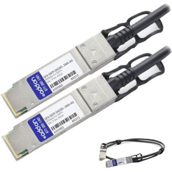 Axiom 40GBASE-CR4 QSFP+ to 4 10GBASE-CU SFP+ Active DAC Juniper Compatible 5m - Thumbnail 2